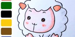 Baby sheep ColoringBook