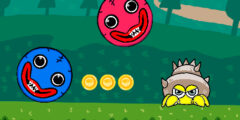 Blue and Red Ball