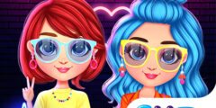 Rainbow Girls Neon Fashion