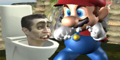 Super Spy Mario VS Skibidi Toilet